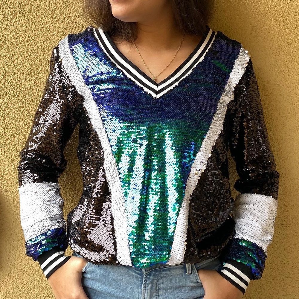 The Clothing Company LA | Sequin Sweater Medium